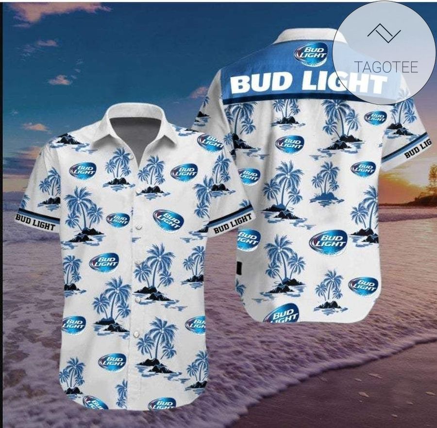 Cover Your Body With Amazing Tlmus-busch Light Bud Light Hawaiian Aloha Shirts V