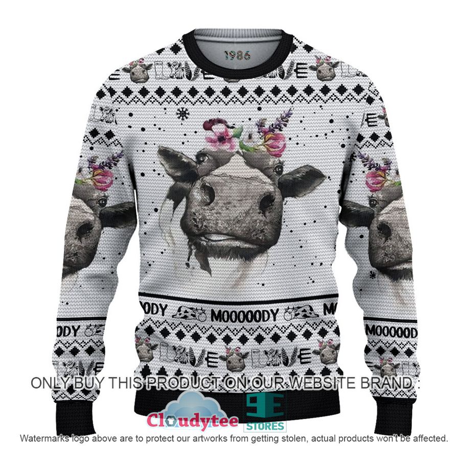 Cow Flowers Christmas All Over Printed Shirt, hoodie – LIMITED EDITION