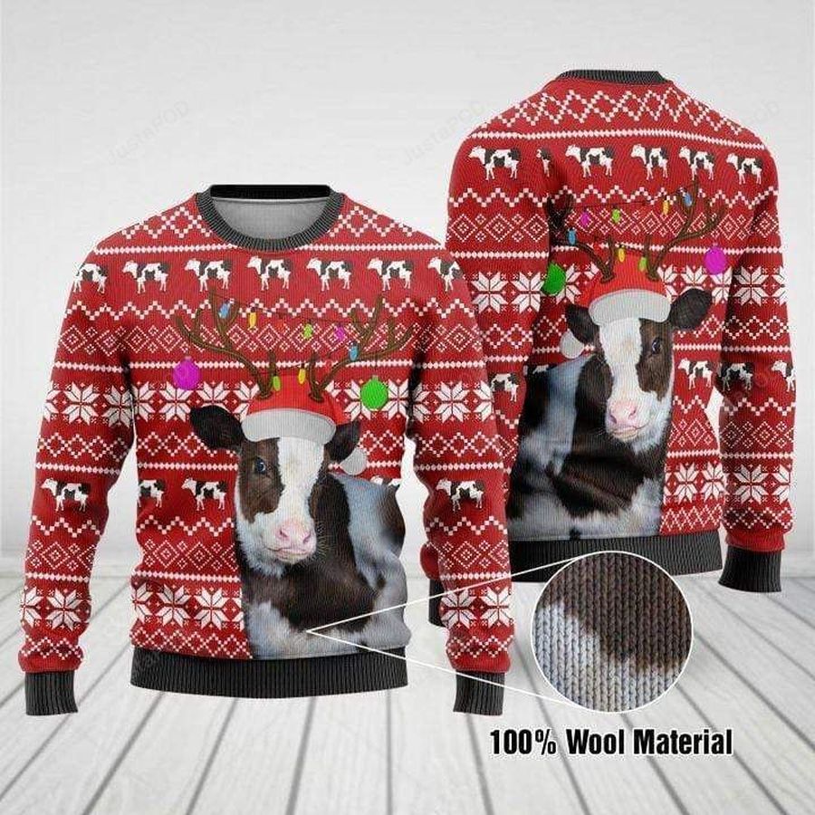Cows So Cute Merry Christmas Ugly Christmas Sweater, All Over Print Sweatshirt, Ugly Sweater, Christmas Sweaters, Hoodie, Sweater