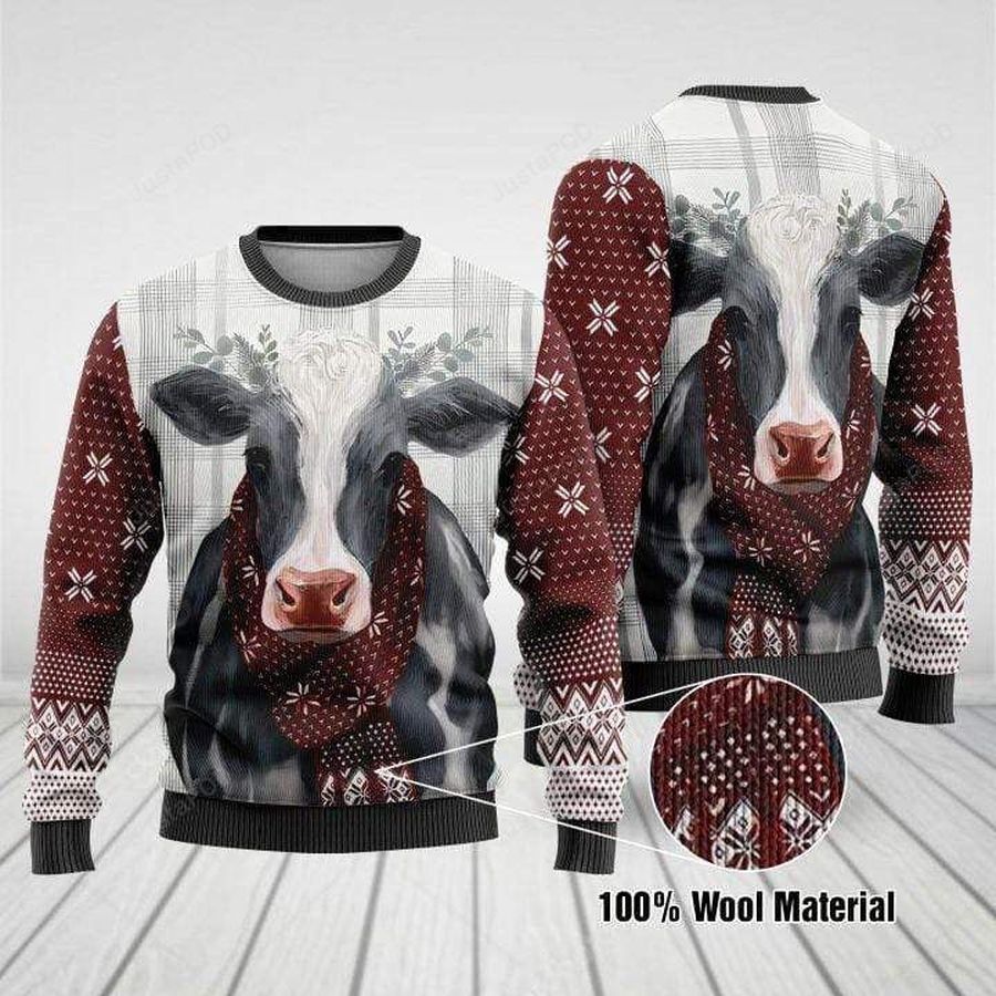 Cows Ugly Christmas Sweater, All Over Print Sweatshirt, Ugly Sweater, Christmas Sweaters, Hoodie, Sweater