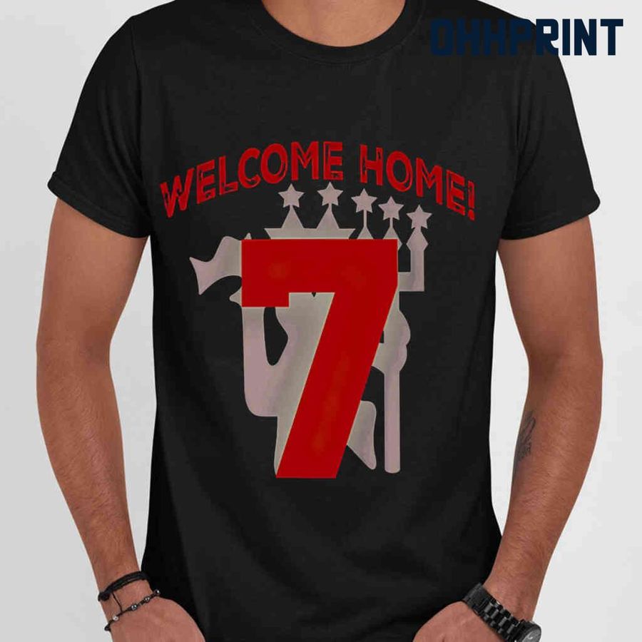 Cr7 Welcome Home Tshirts Black