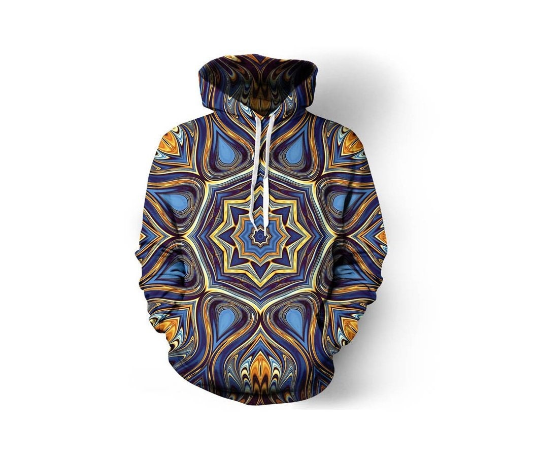 Creative Hypnotic Geometric Maths Paint All Over Print Hoodie  3D Quality Sweatshirt  Gift  Adults and Teenagers Unisex  FREE SHIPPING!-1