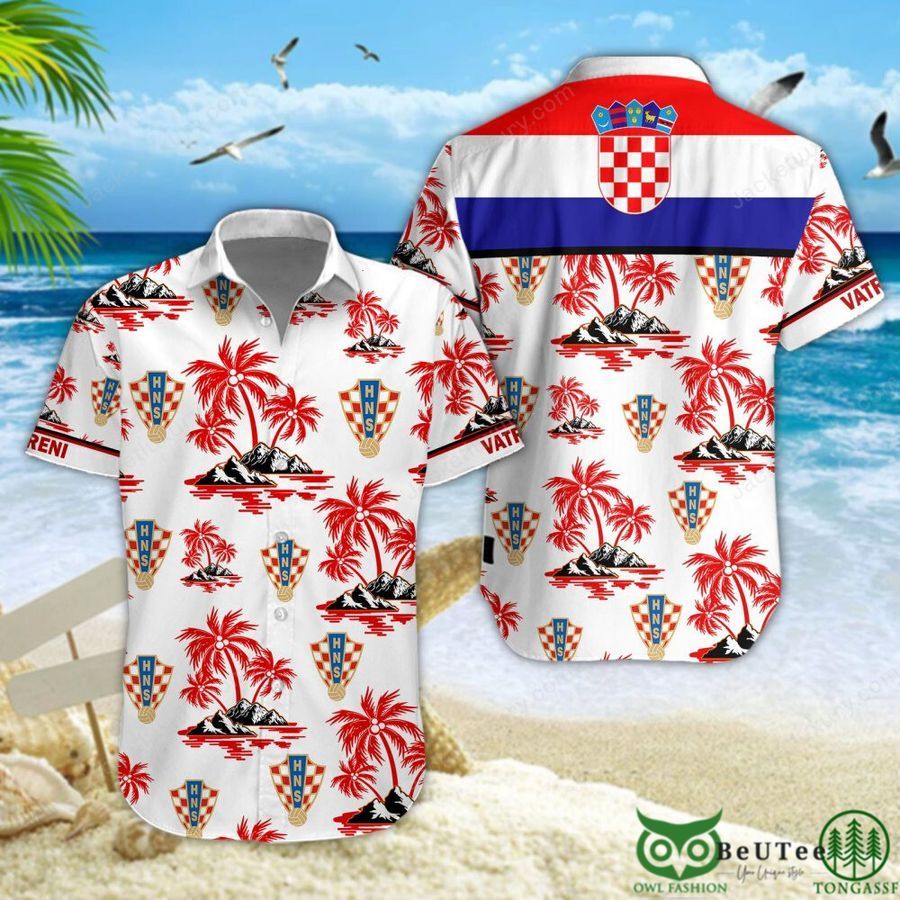 Croatia UEFA Football team Hawaiian Shirt