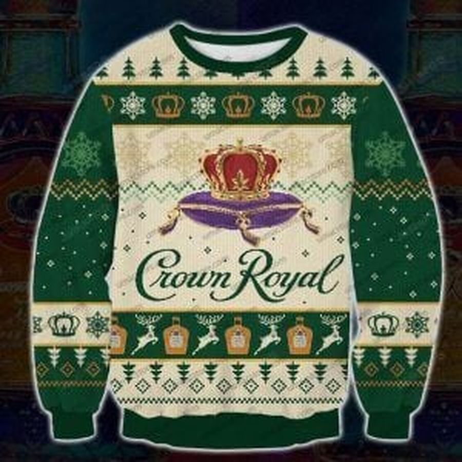 Crown Royal Apple Ugly Christmas Sweater, All Over Print Sweatshirt, Ugly Sweater, Christmas Sweaters, Hoodie, Sweater