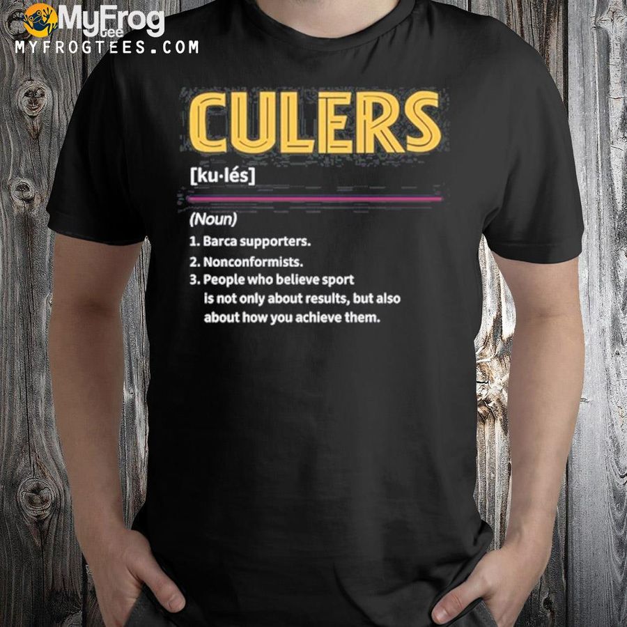 Culers definition shirt