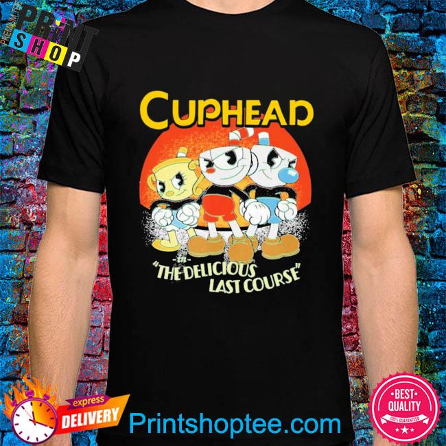 Cuphead in the delicious last course shirt