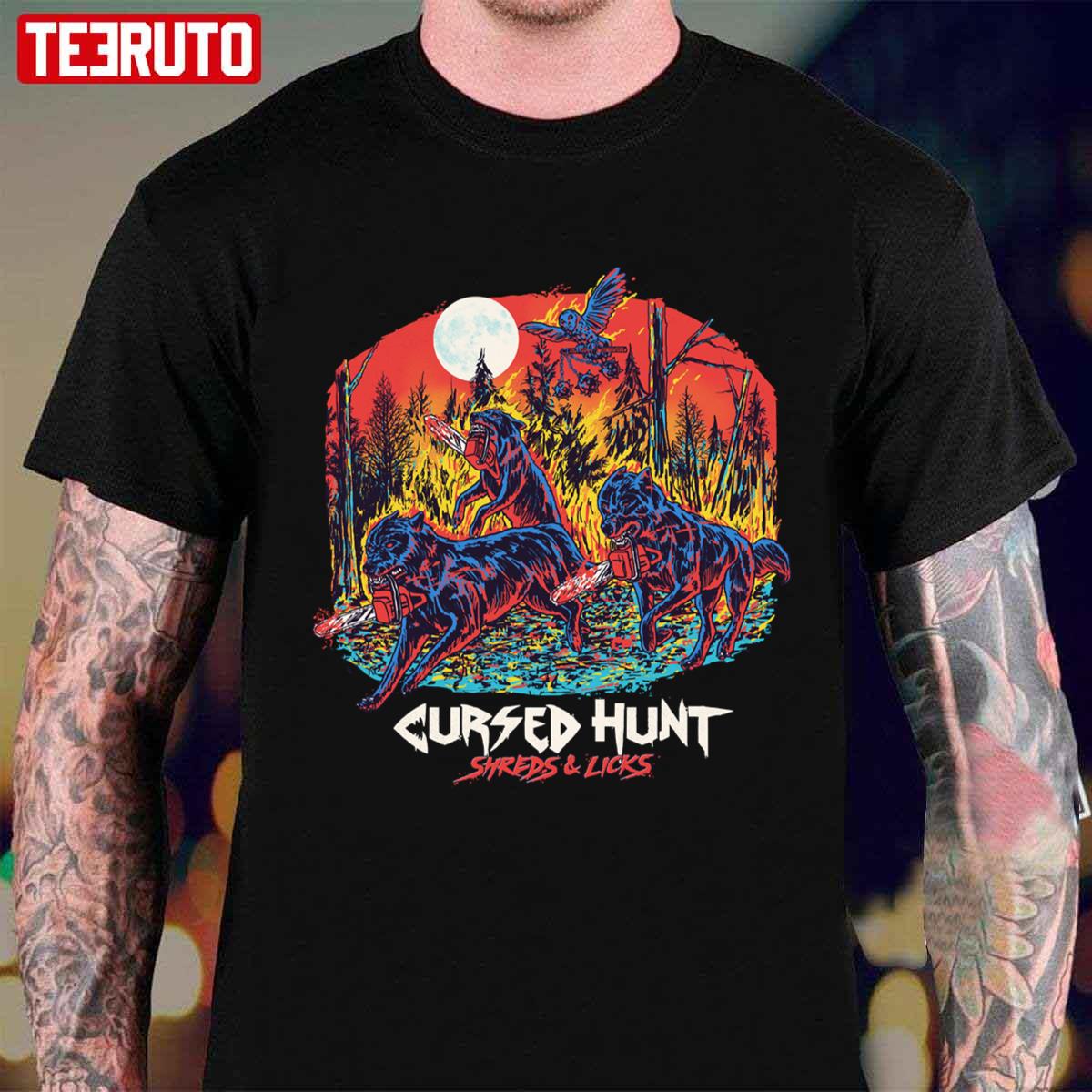 Cursed Hunt Shreds & Licks Art Unisex T-shirt