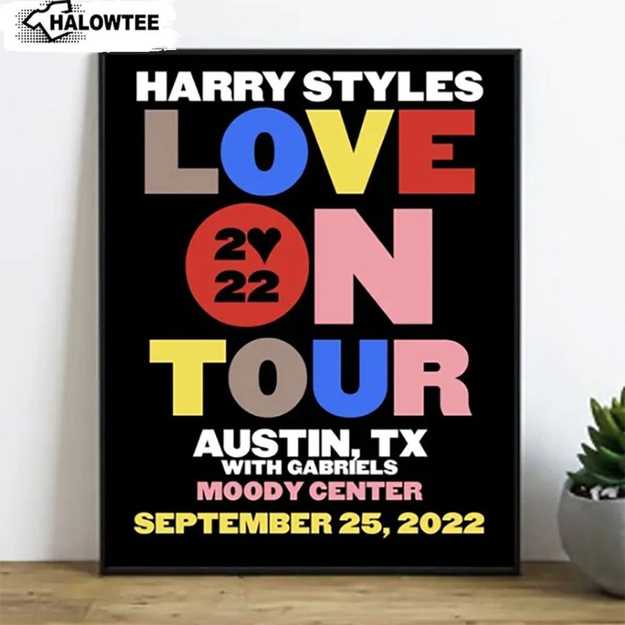 Custom Date Love On Tour Poster Harry Styles Merch