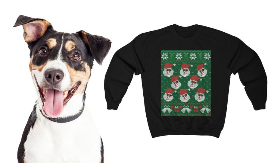 Custom Pet Ugly Christmas Sweater - 364