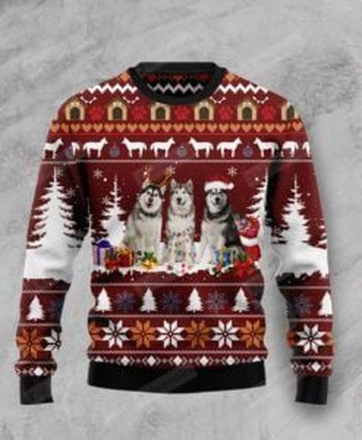 Cute Alaskan Ugly Christmas Sweater, All Over Print Sweatshirt