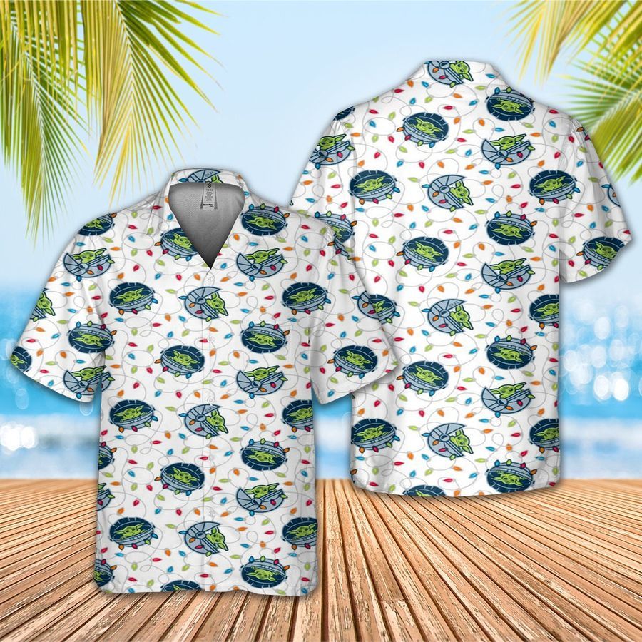 Cute Baby Yoda Tropical Summer 2022 Star Wars Hawaii Shirt