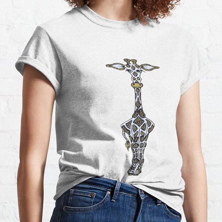 Cute Cartoon Giraffe Classic T-Shirt