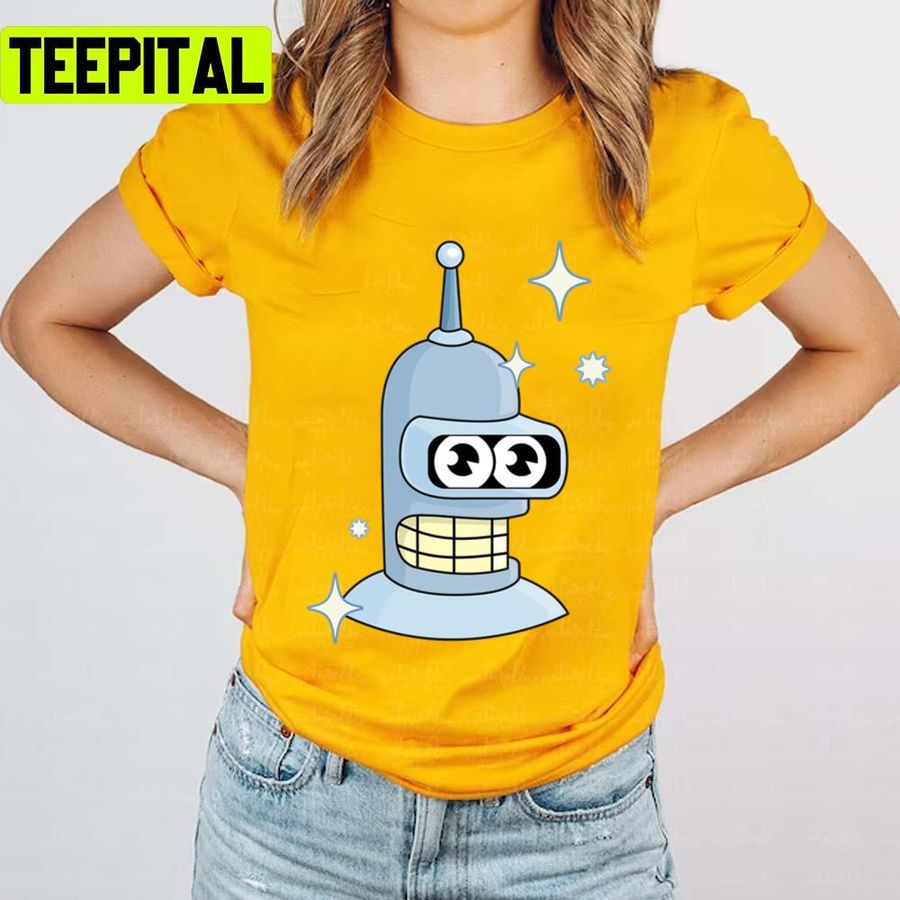 Cute Face Bender Mr Clean Futurama Unisex T-Shirt