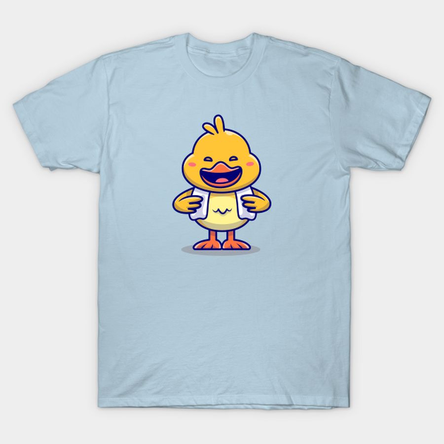 Cute Happy Duck Cartoon T-shirt, Hoodie, SweatShirt, Long Sleeve
