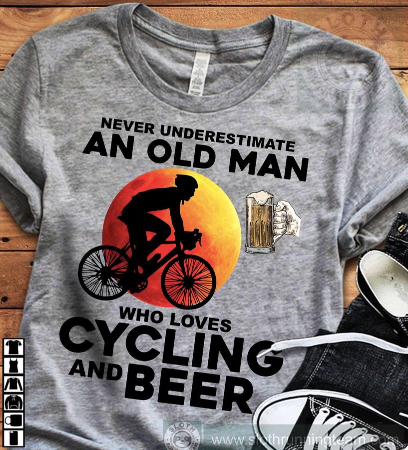 Cycling Beer – Never underestimate an old man who loves cycling and beer