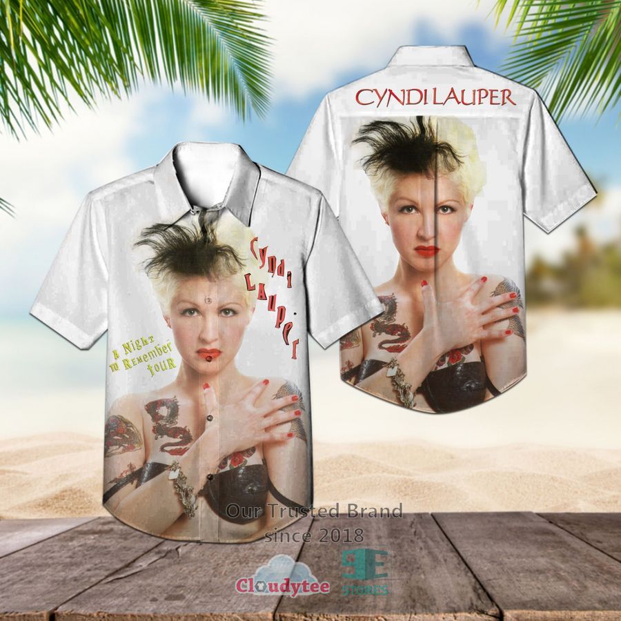 Cyndi Lauper A Night Album Hawaiian Shirt – LIMITED EDITION