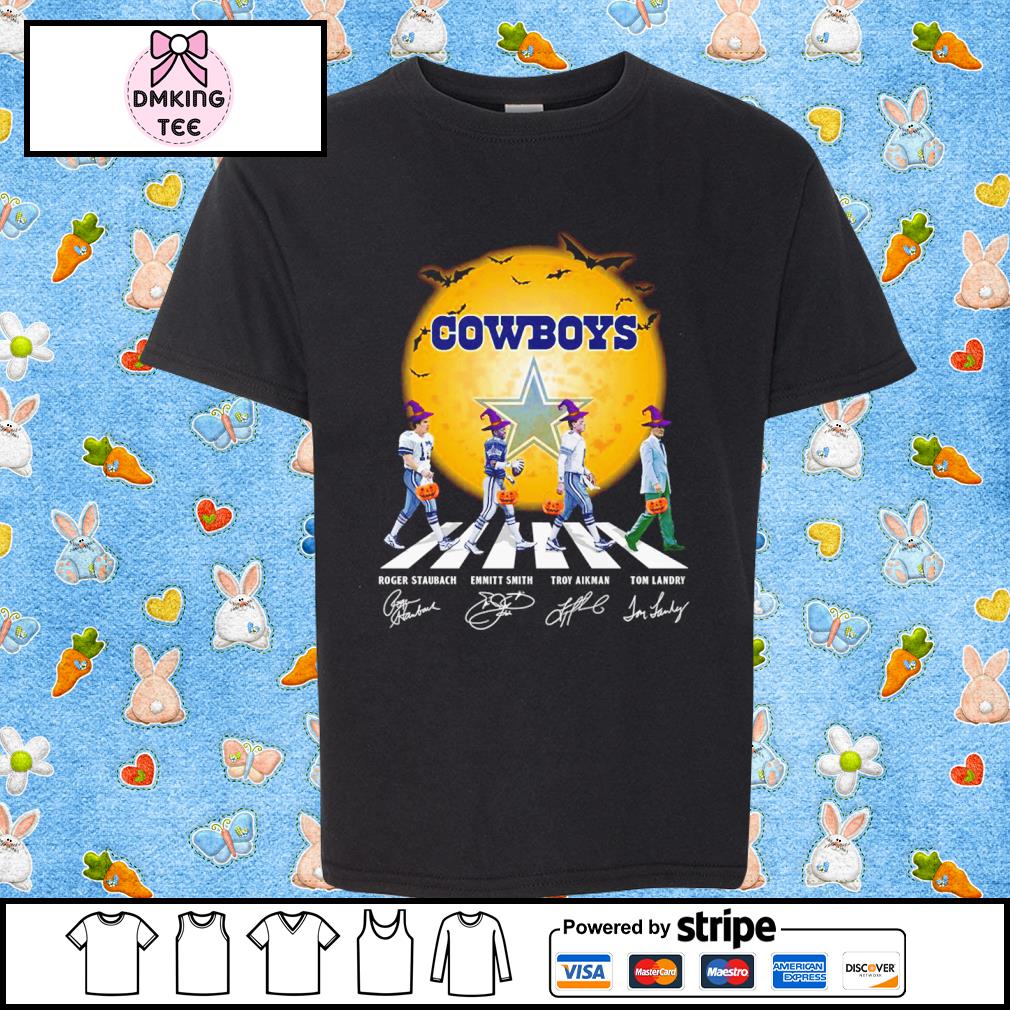 Dallas Cowboys Halloween Abbey Road Signatures 2022 Shirt