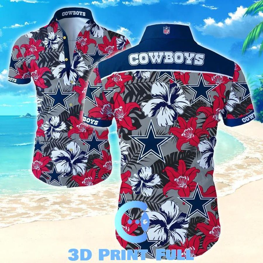 Dallas Cowboys Logo Hawaiian Shirt N03