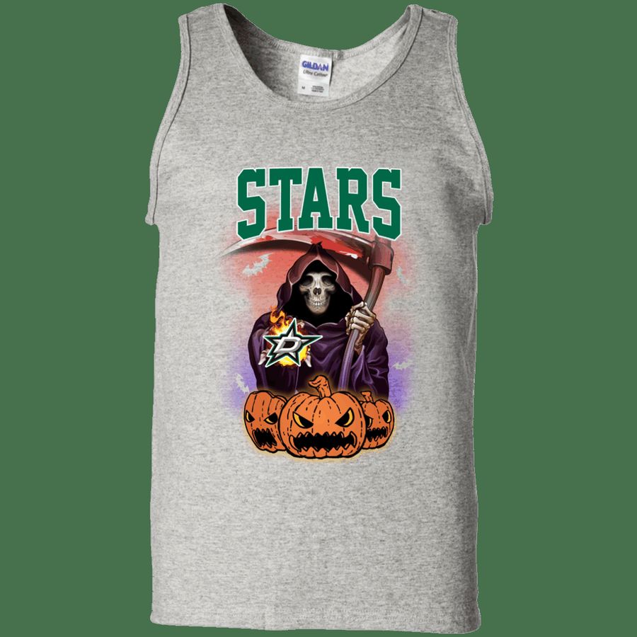 Dallas-stars Reaper The Death Halloween Shirt For Fans Tank Top