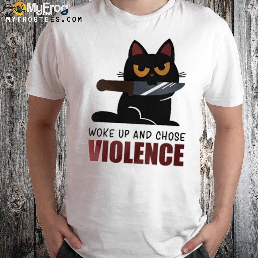Damglynn Knife Cat Shirt