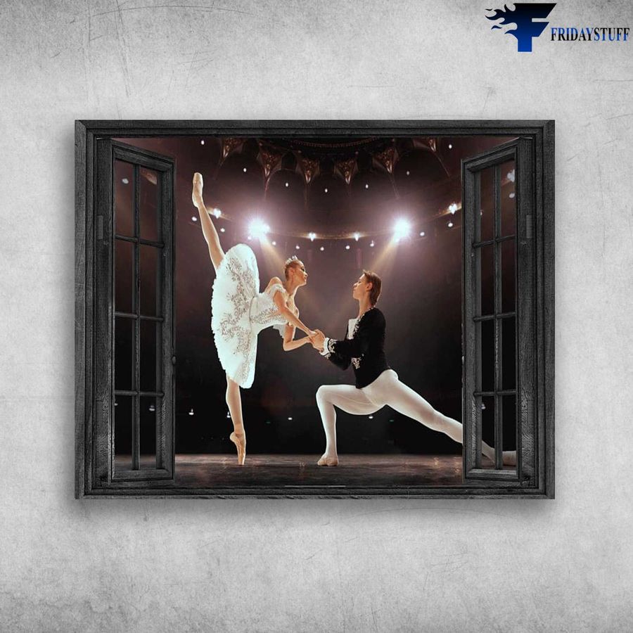 Dancing Couple, Ballet Dancer, Gift For Lover Poster