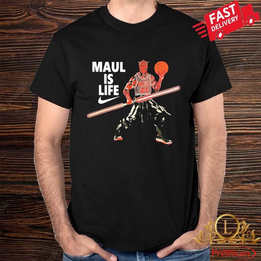 Darth Maul Is Life Basketball Nike Logo Shirt