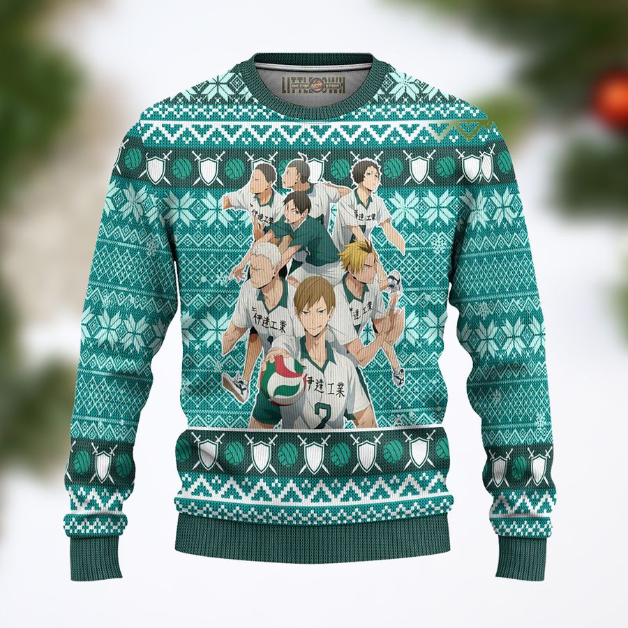 Date Tech High Haikyuu Anime Ugly Sweater