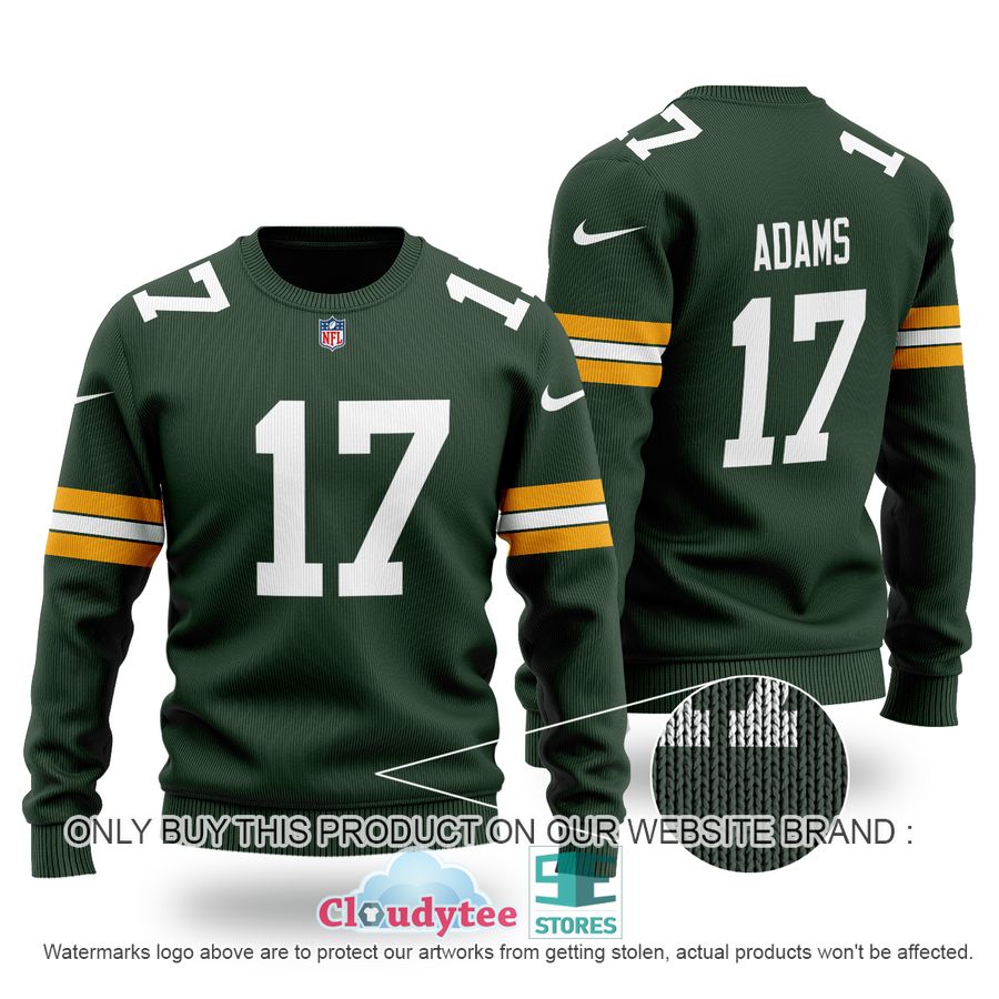 Davante Adams 17 Green Bay Packers green Ugly Sweater – LIMITED EDITION