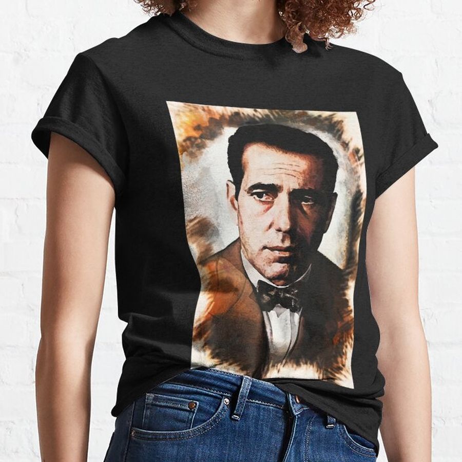 Day Gift for Humphrey Classic Bogart Hollywood Cinema Gifts Music Fans Classic T-Shirt