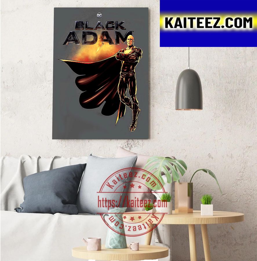 DC Comics Black Adam Promo Art Decorations Poster Canvas Poster