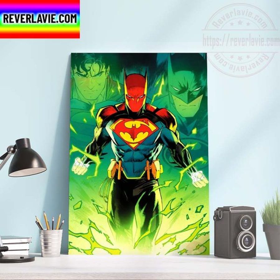 DC Comics Superman x Batman Superpowers Home Decor Poster Canvas