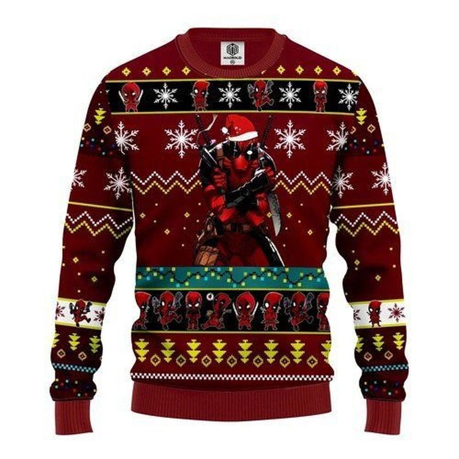 Deadpool For Unisex Ugly Christmas Sweater All Over Print Sweatshirt