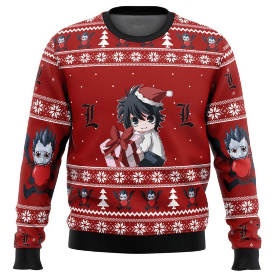 Death Note Anime Chibi 2 Ugly Sweater