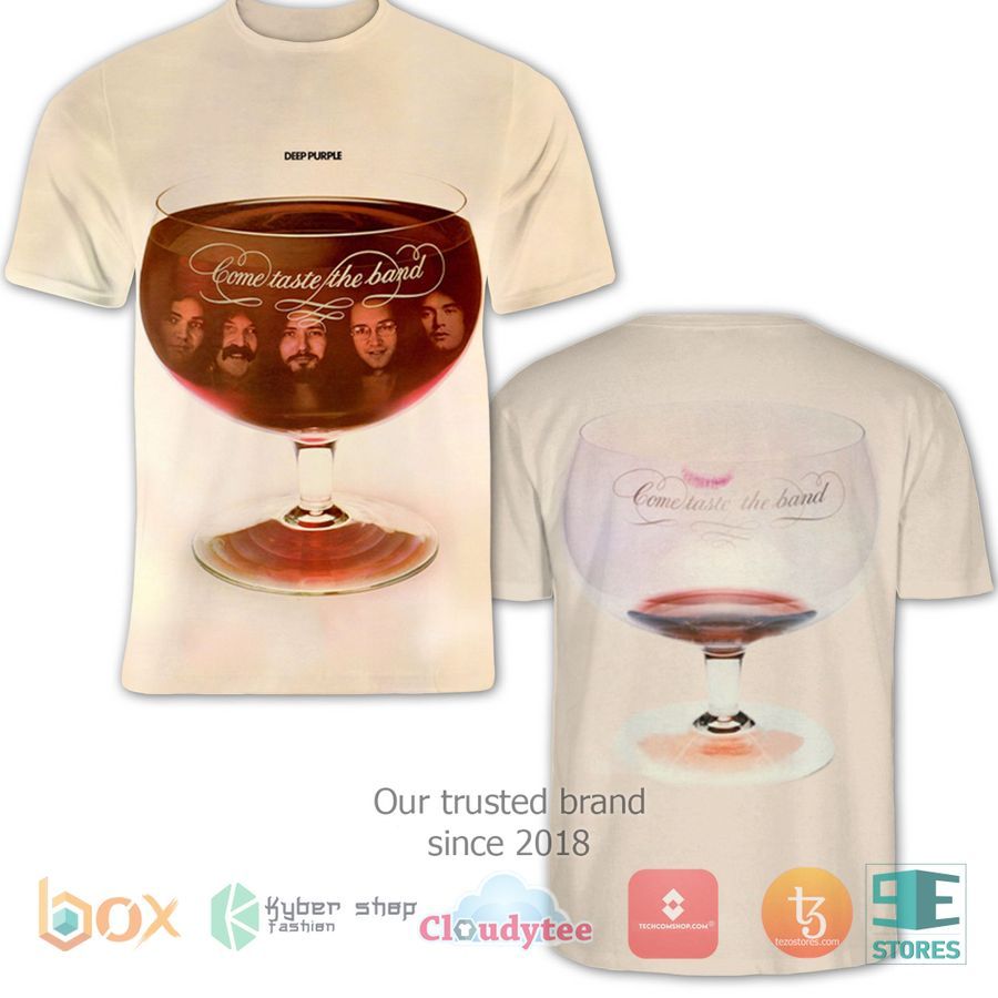 Deep Purple band Come Taste the Band Album 3D T-Shirt – LIMITED EDITION