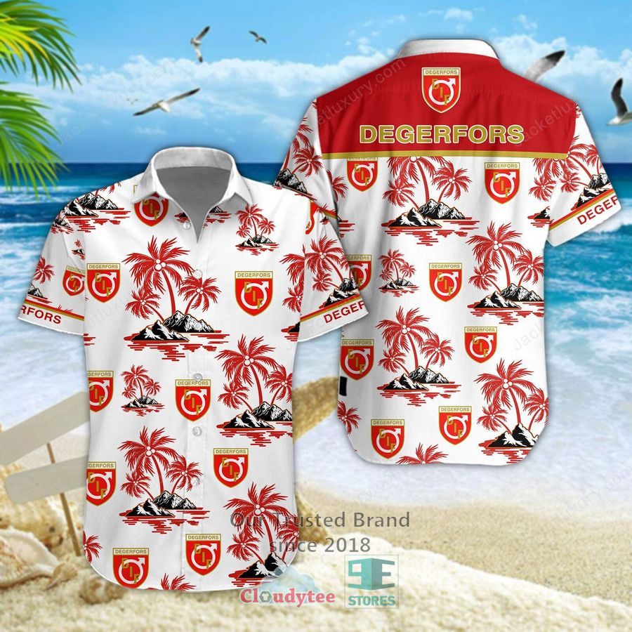 Degerfors IF logo Hawaiian Shirt, Shorts – LIMITED EDITION