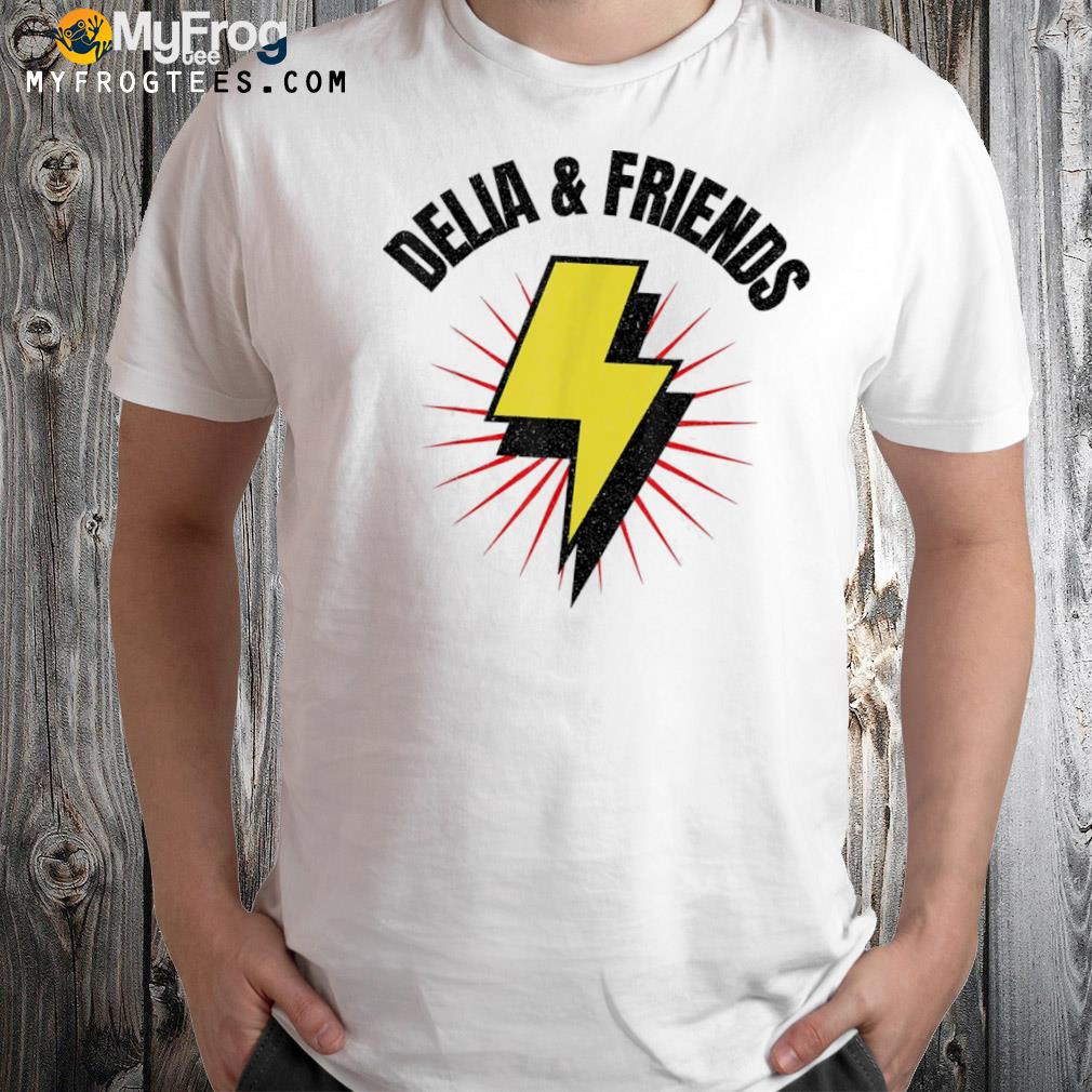 Deliaa and friends yellow lightning shirt