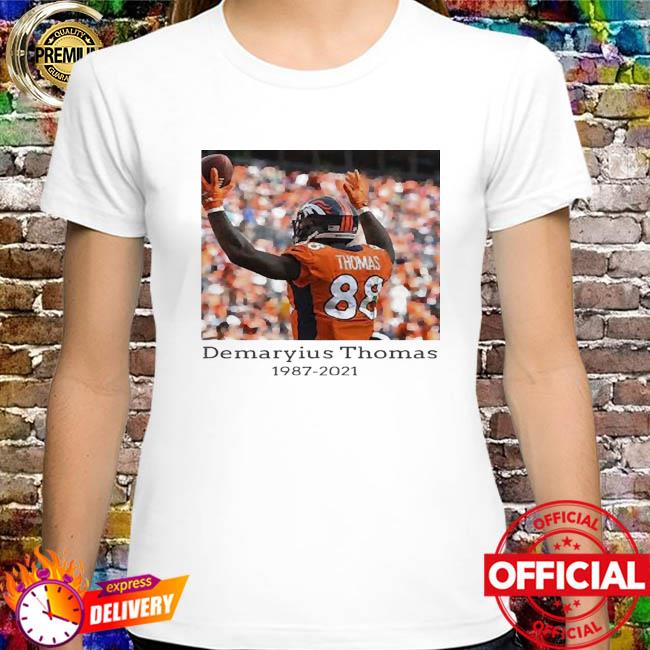 Demaryius Thomas 88 Denver Broncos Thank you DT T-shirt