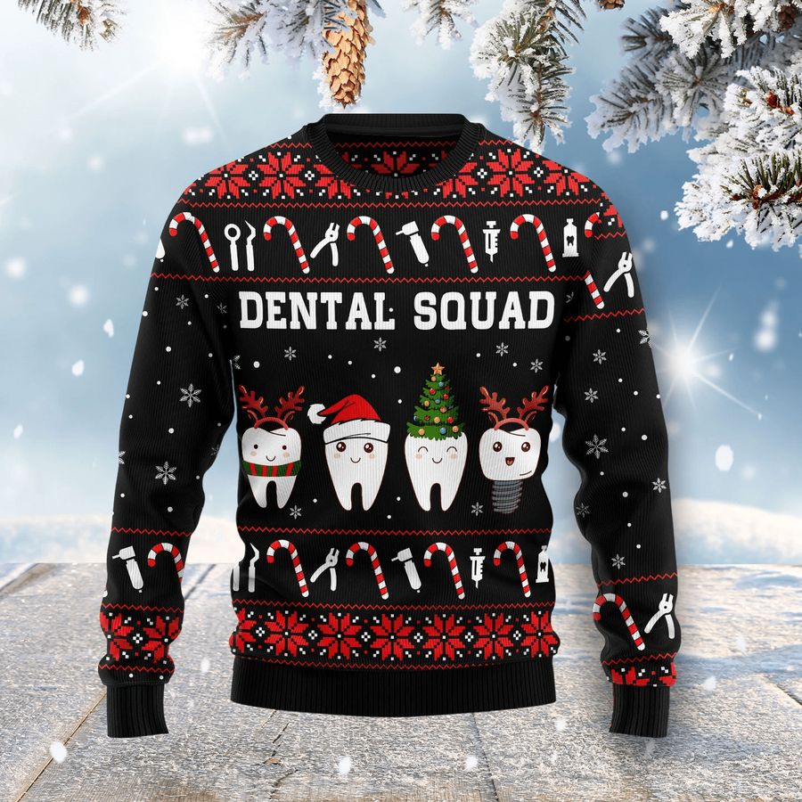 Dental Squad Christmas Ugly Sweater - 3