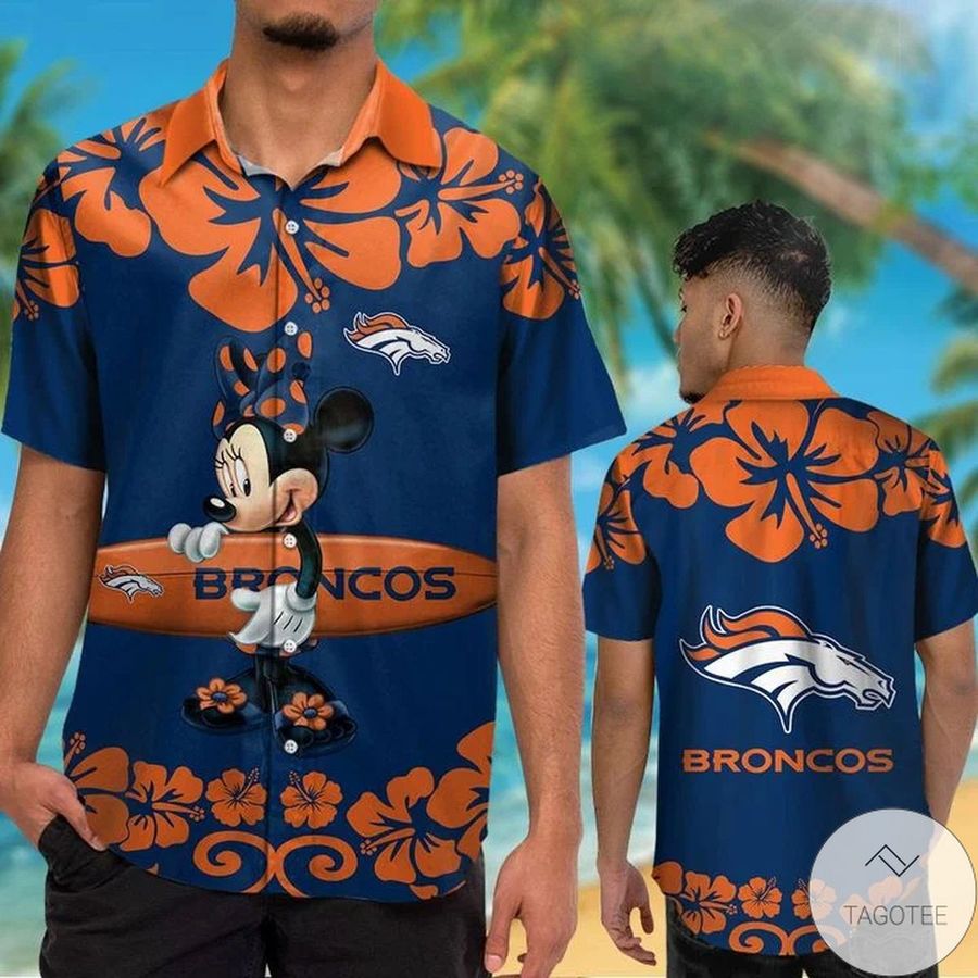 Denver Broncos 038; Minnie Mouse Hawaiian Shirt