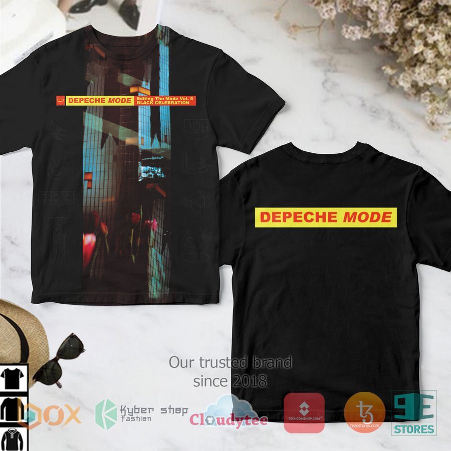 Depeche Mode-Black Celebration Album 3D Shirt – LIMITED EDITION