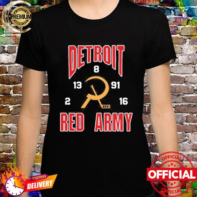 Detroit Red Army Shirt