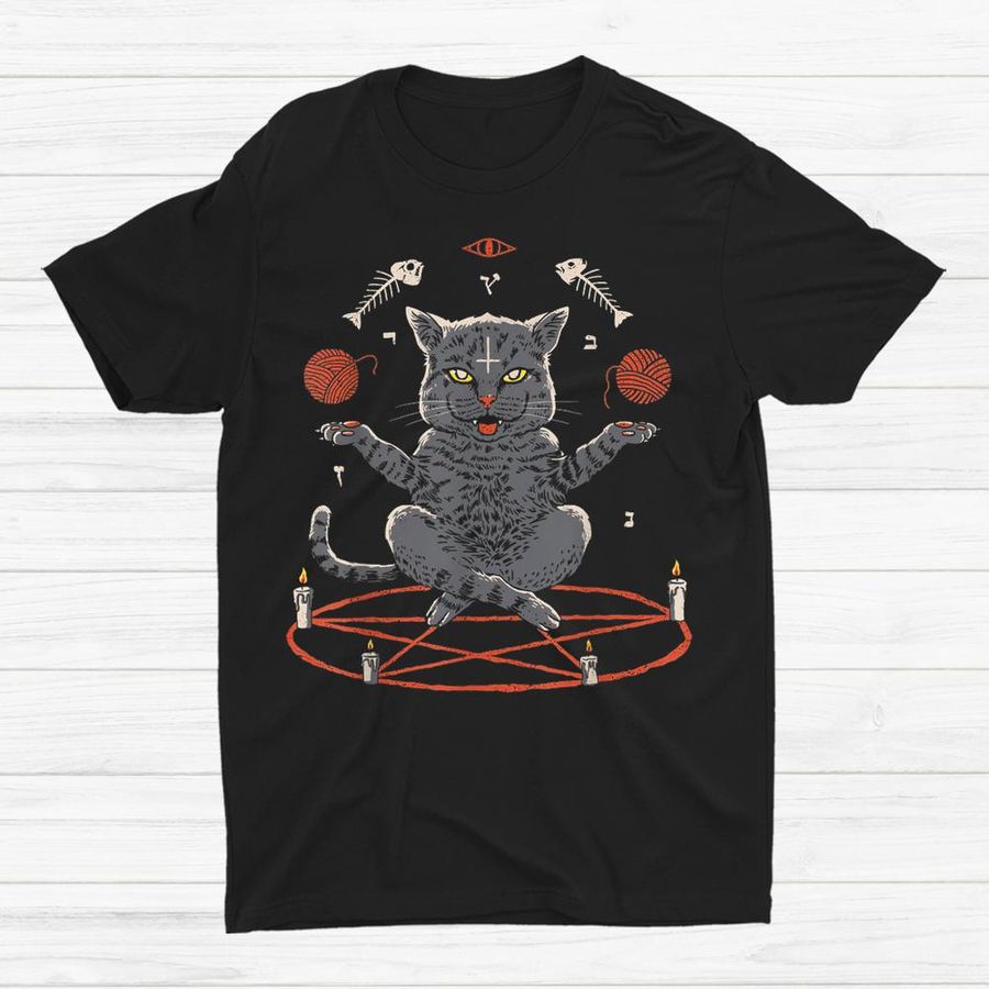 Devious Cat Devil Satan Halloween Shirt