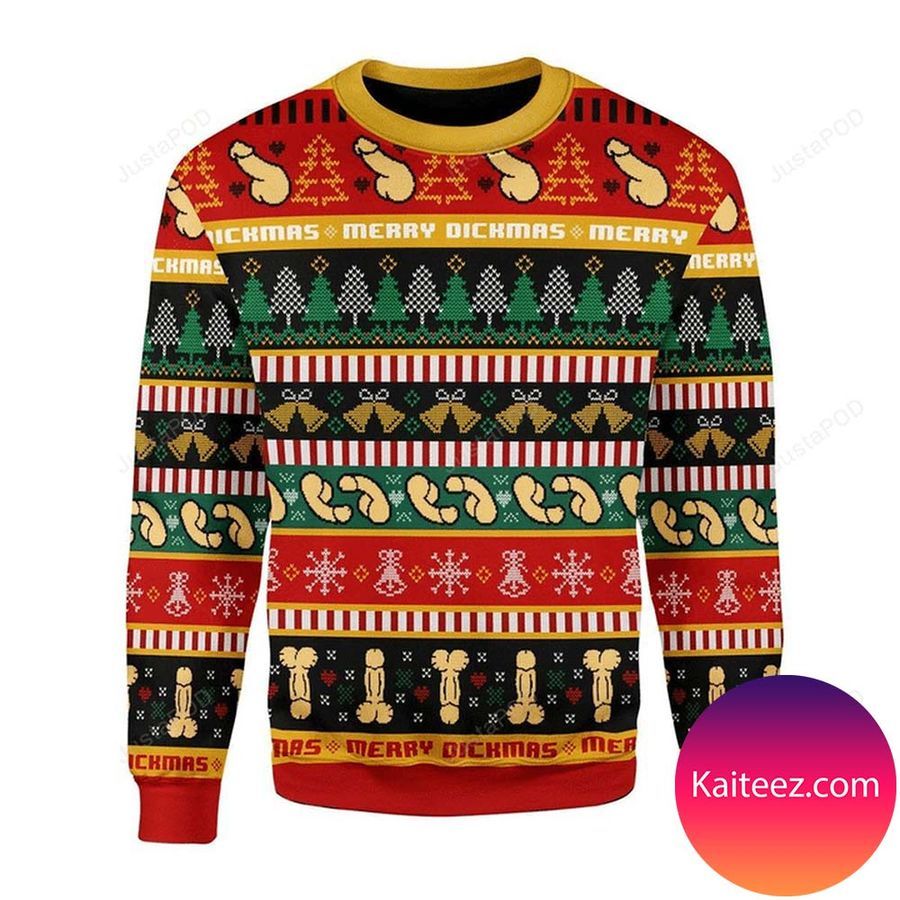Dick Pennis Christmas Ugly Sweater