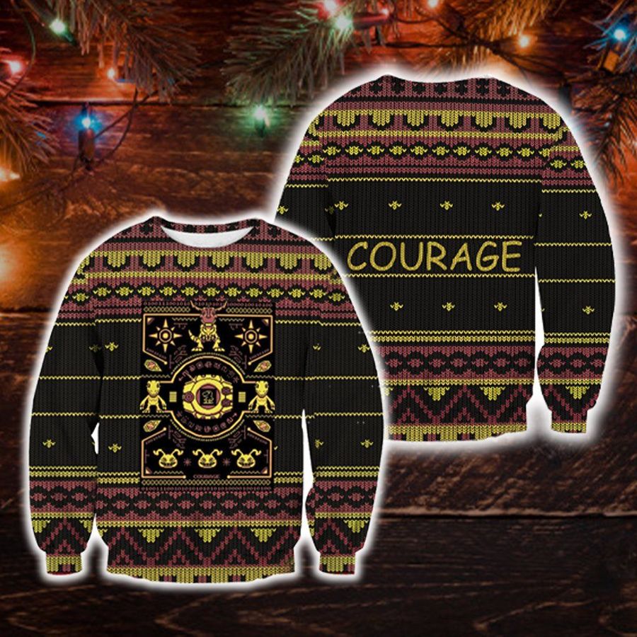 Digimon Ugly Christmas Sweater, All Over Print Sweatshirt, Ugly Sweater, Christmas Sweaters, Hoodie, Sweater