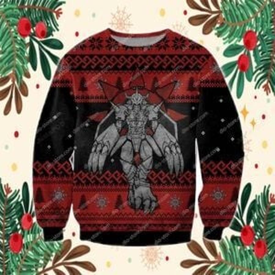 Digimon Wargreymon Ugly Christmas Sweater, All Over Print Sweatshirt, Ugly Sweater, Christmas Sweaters, Hoodie, Sweater
