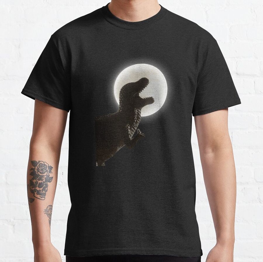 Dinosaur Moon Essential Classic T-Shirt
