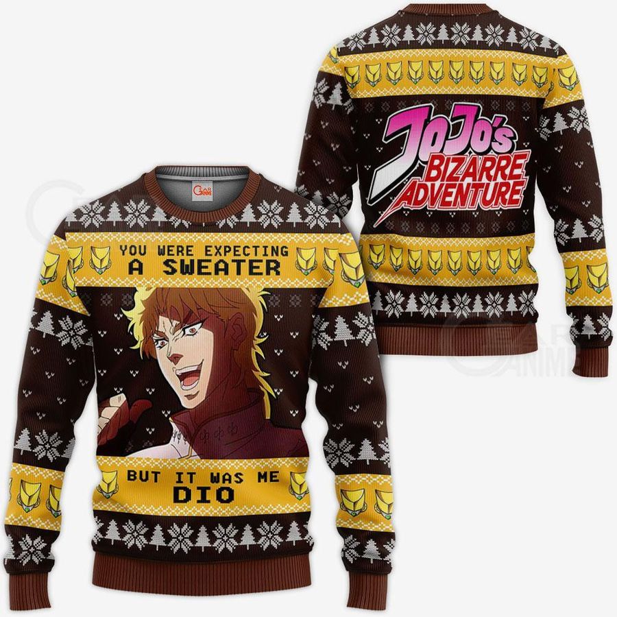 Dio Brando Ugly Christmas Sweater JoJo's Bizarre Adventure Xmas VA11