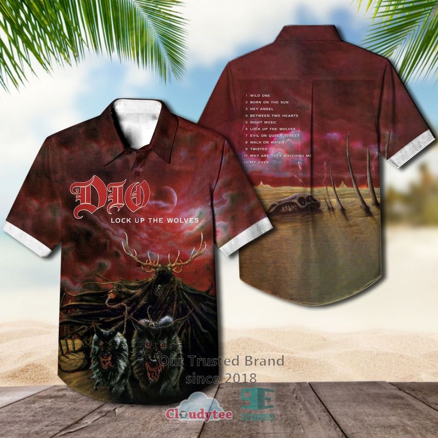Dio Lock Up the Wolves 1990 Album Hawaiian Shirt – LIMITED EDITION