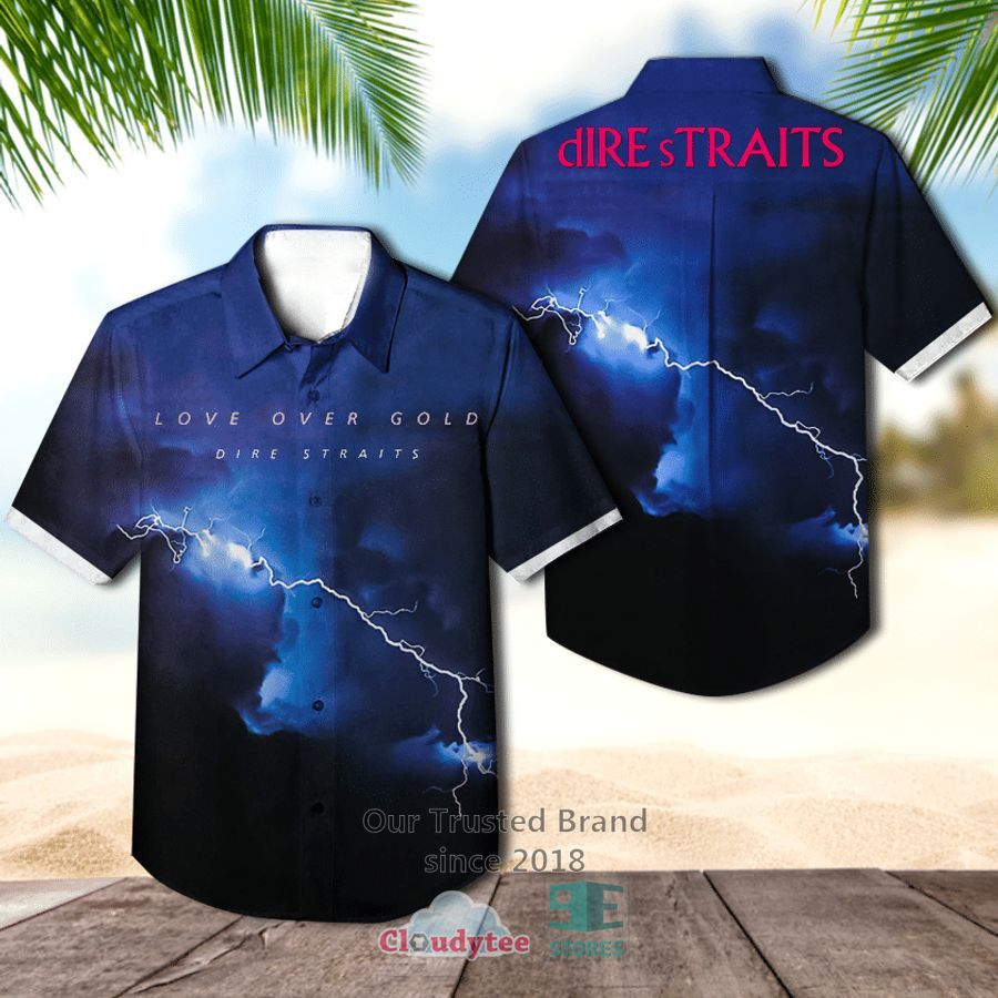Dire Straits Love Over Gold Casual Hawaiian Shirt – LIMITED EDITION