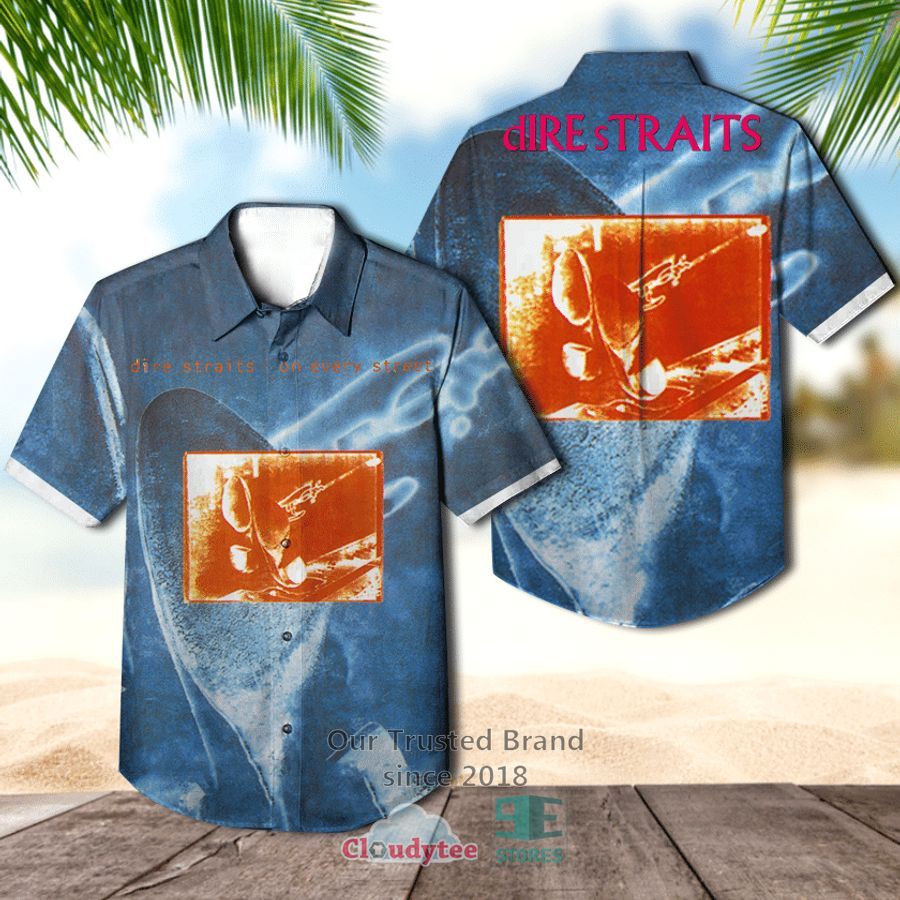 Dire Straits On Every Street Album Casual Hawaiian Shirt – LIMITED EDITION